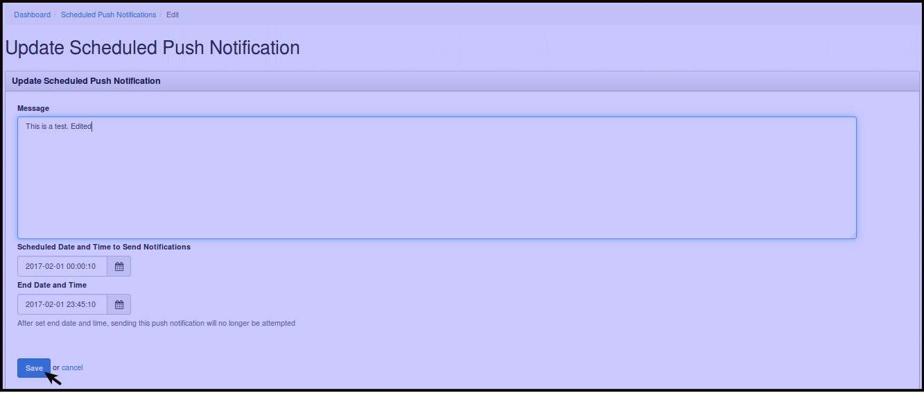 Notifications