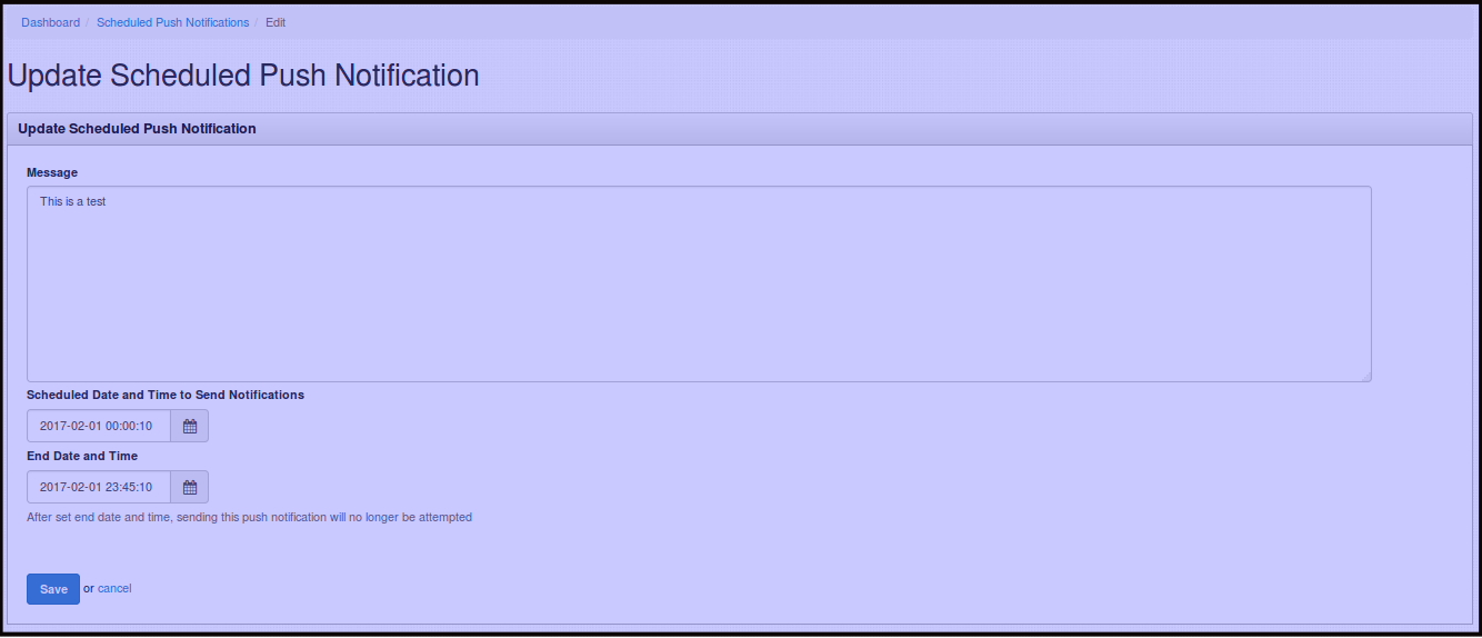 Notifications
